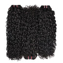 Super Double Drawn 12A Grade Pissy Curl BUNDLES with CLOSURES & FRONTA