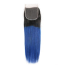 10A Grade Brazilian Blue Straight BUNDLES with CLOSURES & FRONTALS