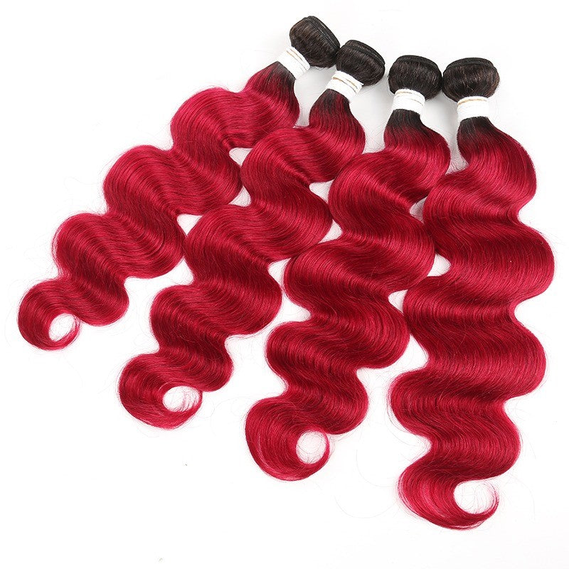 Burgundy 10A Grade Body Wave