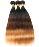 10A Grade #1B/4/30  Straight #1B/4/27 BUNDLES with 4x4 CLOSURES & 13x4