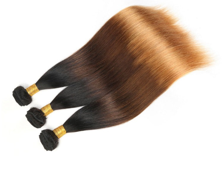 10A Grade #1B/4/30  Straight #1B/4/27 BUNDLES with 4x4 CLOSURES & 13x4