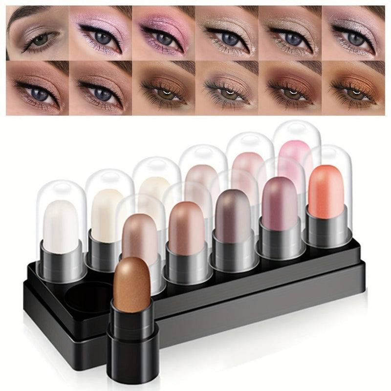 12pcs Matte Lipstick Box Set