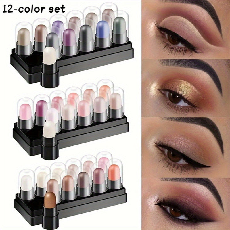 12pcs Matte Lipstick Box Set
