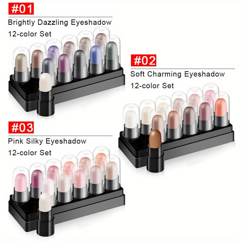 12pcs Matte Lipstick Box Set