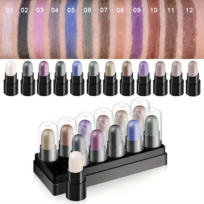 12pcs Matte Lipstick Box Set
