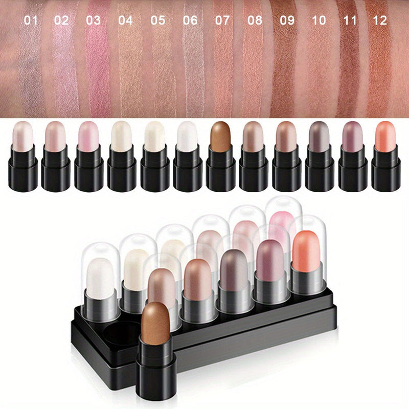 12pcs Matte Lipstick Box Set