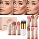 Concealer Stick Set with Makeup Brush