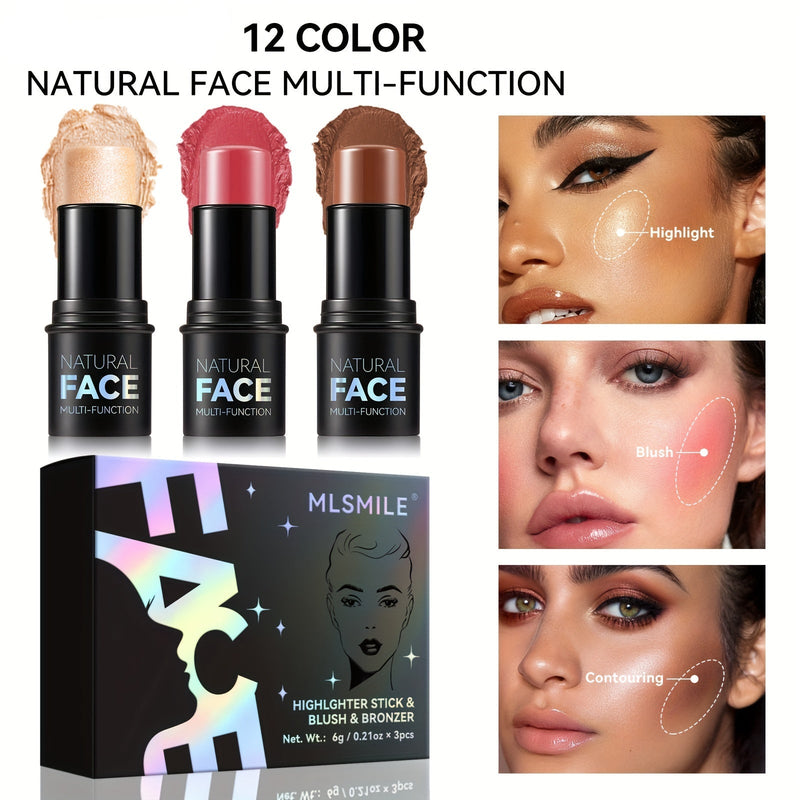 Waterproof Contour Stick Trio