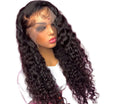 13x4 HD Transparent Lace Frontal Deep Wave Human Hair Wigs 200% Densit