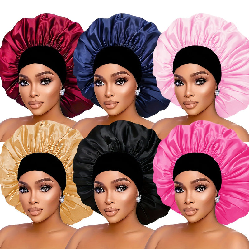 Soft Satin Sleep Bonnets