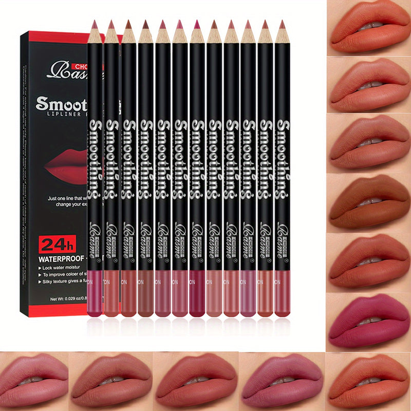 12-Piece Nude Lip Liner Set