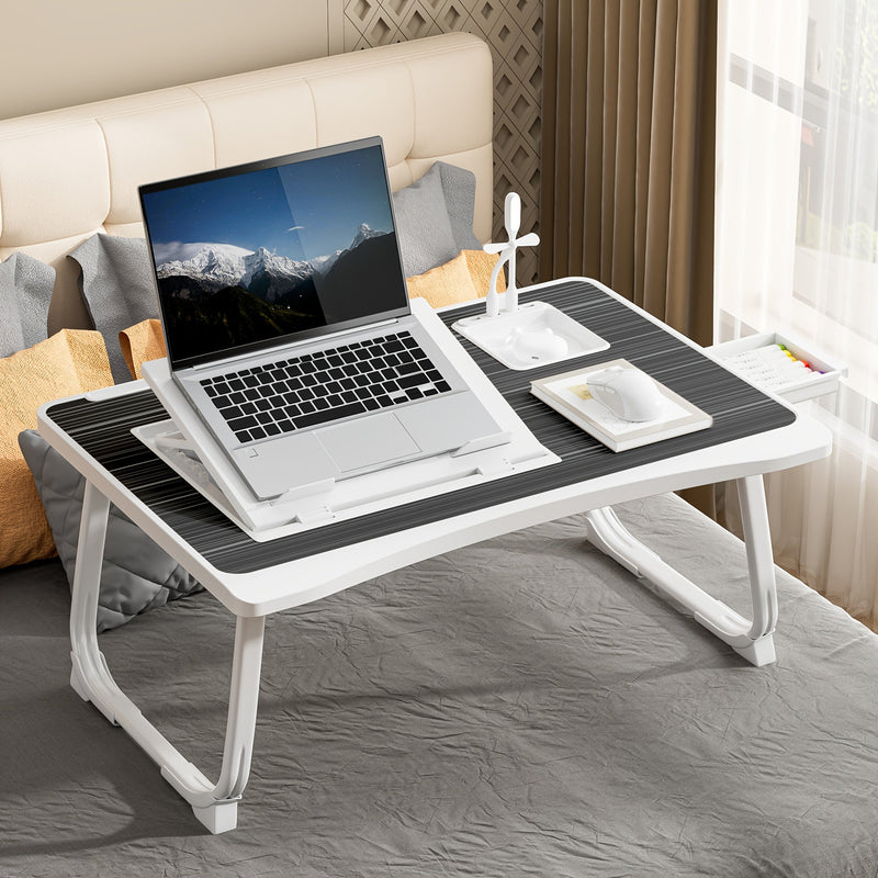 Portable Laptop Tray with Cup Holder