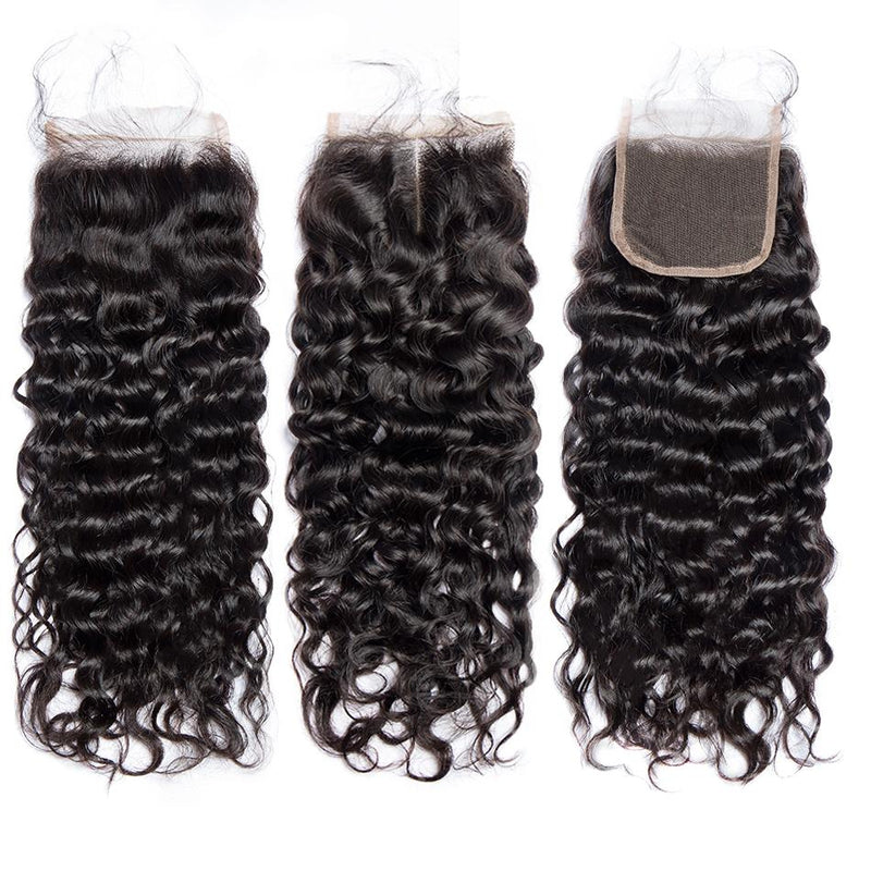 BeuMax 10A Grade 3/4 Jerry Curl Bundles with 4x4 Closure Brazilian