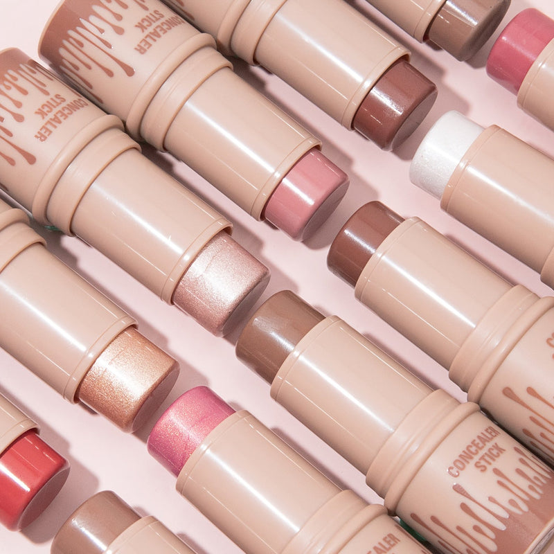 Concealer Stick Set with Makeup Brush