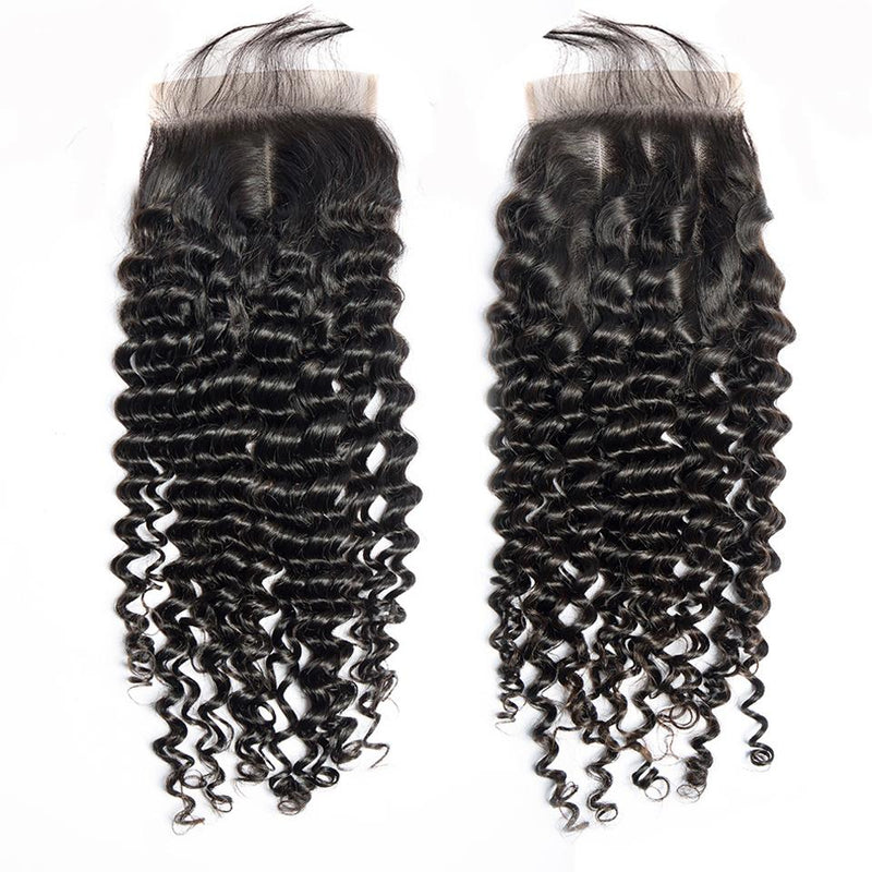 BeuMax 10A Grade 3/4 Deep Wave  Bundles with 4x4 Closure Brazilian