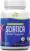 Sciatica Nerve Relief Support – Natural Supplement for Lower Back, Hip, and Leg Discomfort – Promotes Nerve Health, Mobility, and Comfort – Herbal Blend for Sciatic Relief