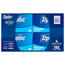 Ziploc Stay Open Design Gallon Freezer Bags (152 ct.)
