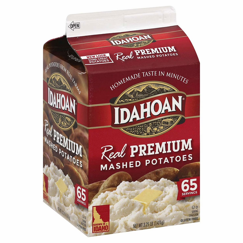 Idahoan Real Premium Mashed Potatoes 3.25 lb NEW FRESH