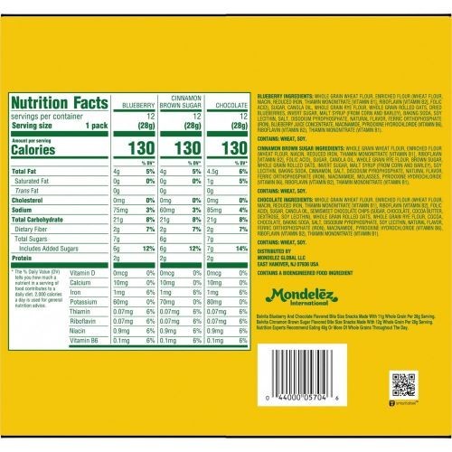 belVita Bites Breakfast Biscuits, Variety Pack, 1 oz., 36 pk.