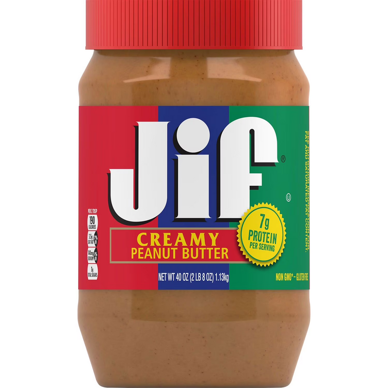 Jif Creamy Peanut Butter (48 oz., 2 pk.) - free shipping