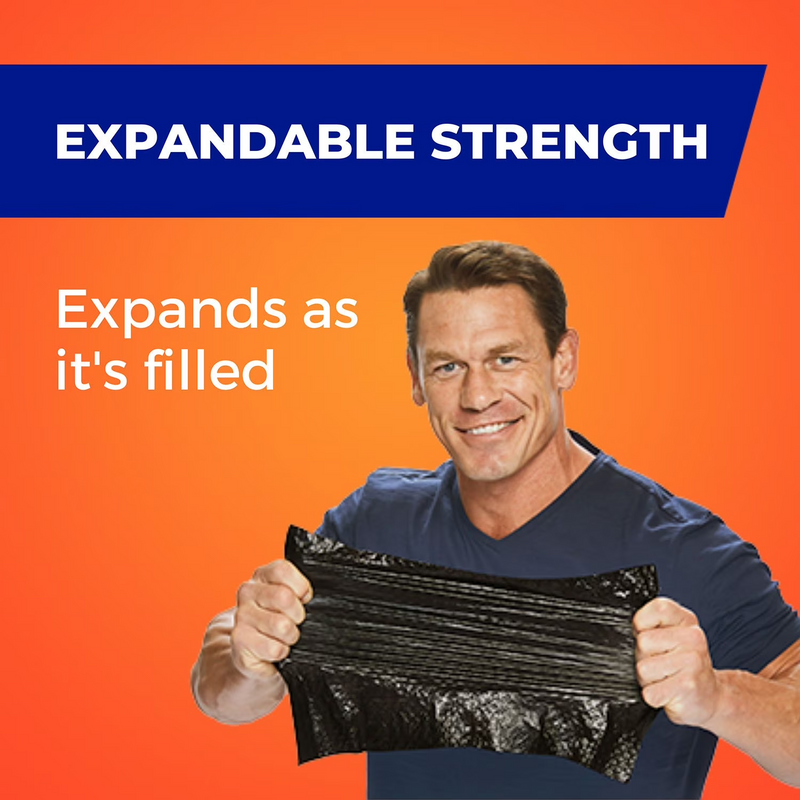 Hefty Ultra Strong Drawstring Trash Bags Unscented 33 gal 90 ct