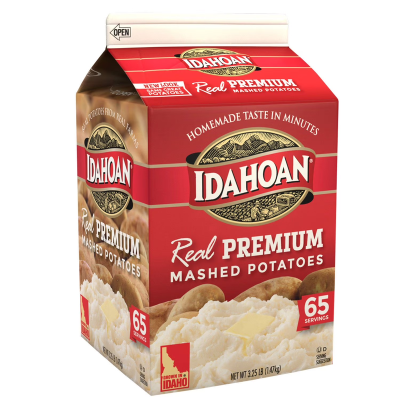 Idahoan Real Premium Mashed Potatoes 3.25 lb NEW FRESH