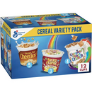 2Pack General Mills Cereal Cups, Variety Pack, 12 pk.