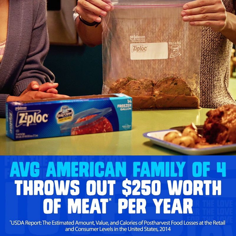 Ziploc Stay Open Design Gallon Freezer Bags (152 ct.)