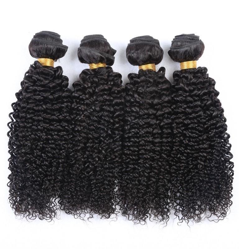 BeuMax 10A Grade 3/4 Kinky curly Bundles with 4x4 Closure Brazilian