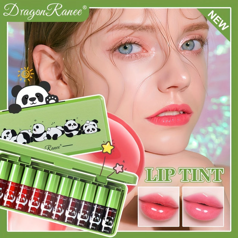 10 Pcs Mini Lip Gloss Set