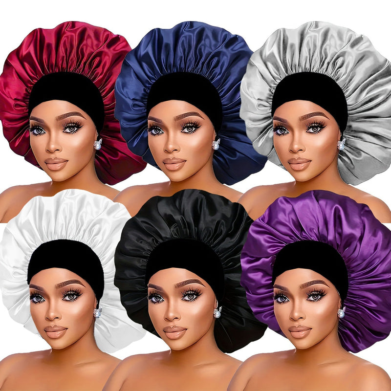 Soft Satin Sleep Bonnets