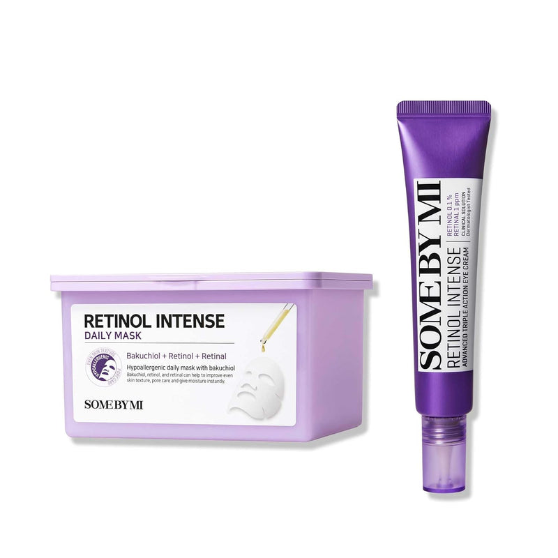 SOME BY MI Retinol Intense Advanced Triple Action Eye Cream & Retinol Intense Daily Mask