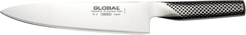 Global 8-Inch Chef's Knife – Lightweight Japanese Stainless Steel, Razor-Sharp Edge, Made in Japan, G-2