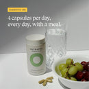 Nutrafol Women’s Hair Growth Supplement – Ages 18-44, Clinically Tested, Thicker Stronger Hair, 100% Vegan, Dermatologist Recommended, 1-Month Supply Green Plastic