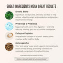 By Chuck Norris Morning Kick, Greens Superfood Powder Supplement with Ashwaganda