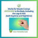 Cramp Defense Leg Cramp Relief – Magnesium Muscle Support, Non-Laxative Organic Formula, 3–6 Month Supply, 180 Capsules