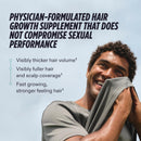 Nutrafol Men’s Hair Growth Supplement – Clinically Tested for Thicker Hair, Dermatologist Recommended, 1-Month Supply