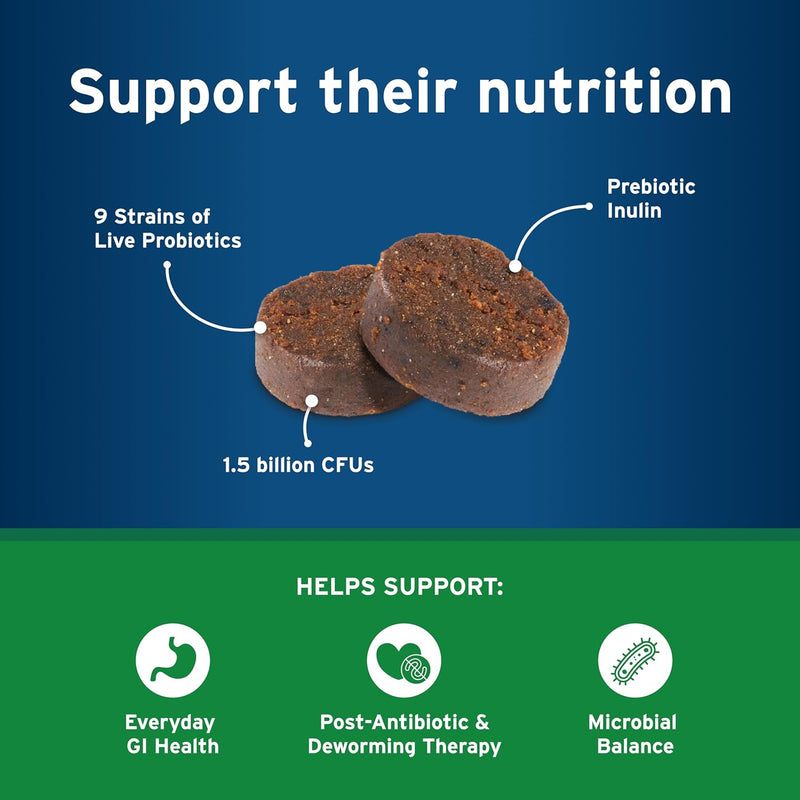 Bundle of Advantage II Large Dog| Dogs 21-55 lbs. | 4-Month Supply + Pet Protect Dog Digestive Health Supplement | 60 Chews