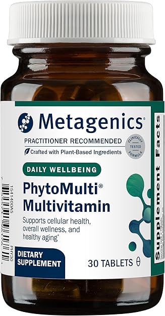High-quality daily multivitamin with 20+ vitamins, minerals & phytonutrients for antioxidant and immune support. Non-GMO and gluten-free; formulated for men and women.