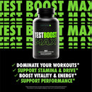 Sculpt Nation Test Boost Max – Testosterone Support for Men, Tribulus Terrestris, Energy, Strength & Stamina, 60 Gluten-Free Capsules
