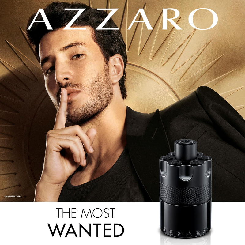 Azzaro The Most Wanted Eau de Parfum Intense - Woody & Seductive Mens Cologne - Fougère, Ambery & Spicy Fragrance for Date Night - Lasting Wear - Luxury Perfumes for Men