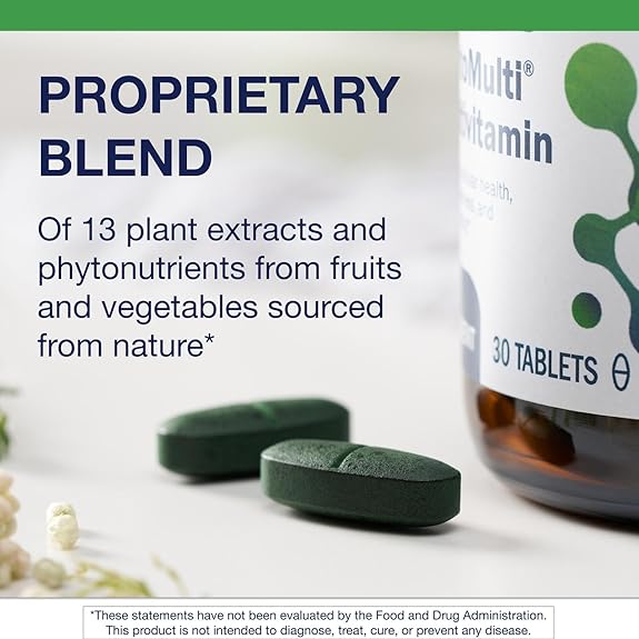 High-quality daily multivitamin with 20+ vitamins, minerals & phytonutrients for antioxidant and immune support. Non-GMO and gluten-free; formulated for men and women.