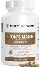 Lion’s Mane Mushroom Capsules – Brain, Cognition & Focus Supplement, 120 Capsules