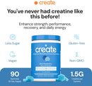 Creatine Monohydrate Gummies – Vegan, Gluten-Free, Non-GMO supplement boosting strength, focus, endurance; 1.5g creatine per gummy, blue raspberry flavor, 90 count