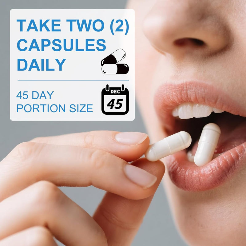 GLP-1 Supplement – Hunger & Metabolism Support with Prebiotic & Probiotic Blend, 60 Capsules for Men & Women