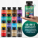 Sea Moss 7000mg Black Seed Oil 4000mg Ashwagandha 2000mg Turmeric 2000mg Bladderwrack 2000mg Burdock 2000mg & Ginger Vitamin C Vitamin D3 with Elderberry Manuka Dandelion