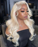 Body Wave 613 Transparent Lace 13x4 Frontal Wig 4x4 Closure Wig