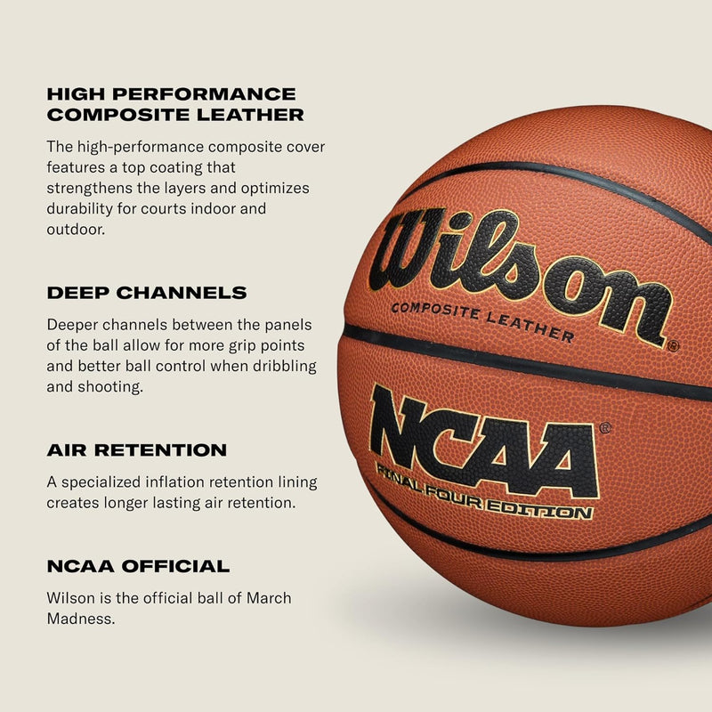 Wilson NCAA Final Four Basketball - 29.5" and 28.5"