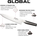 Global 7 Inch Vegetable Knife - Lightweight Japanese Stainless Steel, Razor-Sharp Edge, Made in Japan, G-45