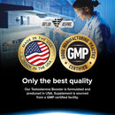 Testosterone Booster for Men - Male Enhancing Supplement Pills - Fast Acting Blood Flow, Muscle Growth, Stamina, Endurance & Strength - Boost Performance & Drive - 3rd Party Tested - 60 Capsules